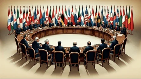 World Leaders Meeting Sixteen Heads 260nw 2484827291 1 E1759655058969